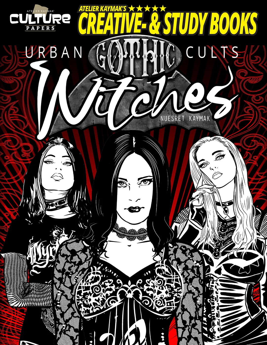 Gothic Witches book cover design
